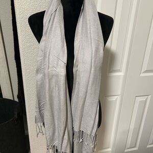 Elegant Silver Scarf